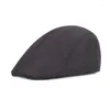 Berets Fasion Sboy Caps Atsby Ats Ivy Olf Drivin Sun Flat Cabbie Peake Blinder для мужчин Женщины Лето сприн осень в