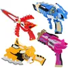 Brinquedos de transformação Robôs de dois modos Mini Force Transformation Espada Brinquedos com som e luz Figuras de ação MiniForce X Deformação Arma Arma Faca Brinquedo 230721