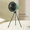 Other Home Garden Portable Fan Camping 10000mAh Rechargeable Mini USB Outdoor Ceiling Tripod Stand Desktop 230721