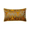 Contemporary Soft Orange Chain Elipse Waist Pillow Case 30x50cm Home Living Deco Sofa Car Chair Lumbar Living Cushion Cover Sell b275d