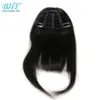 BANGS BHF Human Hair Bangs 8 -cal 20G Front 3 klipsy w prostych Remy Naturalne ludzkie włosy Fringe Wszystkie kolory 230724