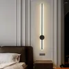 Lampada da parete Lampade a LED per camera da letto Soggiorno Interno nero oro Luci Sconce Scale Divano Sfondo interno