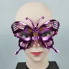 5 pièces papillon motif placage masque mascarade mariage fête venise Style Sexy femme film carnaval Cosplay bal accessoires approvisionnement