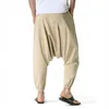 Pantaloni da uomo S3XL2023 Primavera e autunno Harem Pantaloni larghi con tasche elastiche Casual Outdoor Party 230724