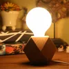 テーブルランプouxeanヴィンテージ木製ランプレトロデスクシンプルな夜lihgts for home decor bedroom night-lightcafe house with bulb