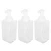 Höftkolvar Flaskor Eco-vänligt skummande tvåldispenser påfyllningsbar plastpumpflaska för flytande kroppstvätt Ansiktrengöringsmedel