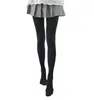 Women Socks 120d Velvet Medias Milk White Thigh High Stockings Anime Cosplay Hosiery Girls Sweet Sexy Tights For