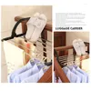 Hangers Stainless Steel Multifunctional Drying Rack Towel Folding Balcony Shoe Self-contained Hook Shower Bathroom Accessories