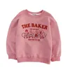 Hoodies tröjor 2023 Spring Children Sweatshirts Långärmad toppar för barn tecknad flickor skjortor pojkar tees småbarn kläder baby ytterkläder kläder j230724