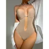 Women's Shapers Bodysuit Shapewear Kobiety seksowne głębokie back-back-backless Body Body Biełdowe dziewczyny