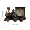 Bordklockor Desktop Toys Desk Clock Decor Train Huvudhuset Ornament Sovrum Larm Hushållsmodell