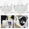 Torby Duffel Travel Women Gym Bag Men Men Duże małe weekendowe suche i mokre torebki fitness Męs