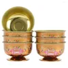 Dinnerware Sets Copper Bowl Supplies Water Container Supply Cup Sacrifice Alloy Altar Offering Tablescape Decor