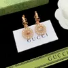 Luxus-Designer-Perlen-Ohrstecker mit Diamant-Ohrhänger für Damen, Ohrringe, Modeschmuck, Hochzeitsgeschenk mit Box GUE2