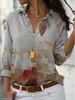 Women's Blouses Woman's Spring And Autumn Shirts Fashion Casual Long Sleeve Feminine Temperament Polyester