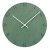 Relógios de parede Chegada MDF Relógio De Madeira Slient Vintage Rústico Shabby Art Relógio Decoração Da Casa Relogio De Parede Para Presente Sellin