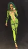 Stage Wear Sexy 3D Snake Pattern Printed Nightclub DjDs Dancer Costumes For Women Dance