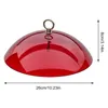Other Bird Supplies 3X Protective Dome Cover For Hanging Feeders Rain Guard Squirrel Proof Baffle Red