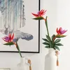 Decorative Flowers Retro Real Touch Large Bird Of Paradise Single Branch Artificial Flower For Home Party Wedding Decoration Fake