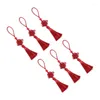 Charms 5st/partier hängande huvudtassel polyester silkborste hänge örhänge charm satin tofs diy smycken gör fynd handgjorda hantverk