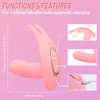 Vibratoren Rotierender Vibrator stimuliert Teleskopdildo Vagina G-Punkt-Massage Klitorisstimulator weiblich Sexspielzeug 230724