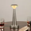 Tafellampen LED Iron Art Touch Dimmen Oogbescherming Oplaadbare Barlamp Voor Woonkamer Slaapkamer Licht Sfeer Mode Bureau