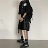 Herr shorts hip hop gata stil last för män kvinnor sommar tunna fem poäng byxor koreanska mode casual vintage överdimensionerade bottnar