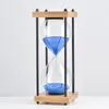 Decorative Objects Figurines 30 Minute 7 Colour Premium Large Hourglass Metal Timer Home Dining Room Kitchen Decoration Sand Clock Creative Crafts and Gifts 230721