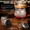 Bar Tools Cocktail Whiskey Smoker Kit with 8 Different Flavor Fruit Natural Wood Shavings for Drinks Kitchen Bar Accessories Tools