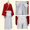 Vêtements ethniques femmes Anime Kimono Oriental traditionnel japonais uniforme tenues Halloween carnaval Costume hauts pantalons