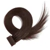 Förlängningar 6D Riktiga mänskliga hårförlängningar, 20 minuter Fast No Trace Feather Connection Human Virgin Hair 30 Rows 6d 2nd Generation Hair Extens