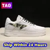 Designer Lage Casual Schoenen Heren Haai Zwart Wit Lakleer Blauw Kleur ABC Camo Roze Grijs Zwart Sneakers Mode Luxe Heren Dames Platform Trainers