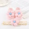 Hair Accessories 2Pcs/Set Korean Flower Baby Headband Socks Cute Bow Infant Princess Band For Girls Non Slip Floor Sock Kids Accessorie