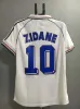 ZIDANE 1998 Retro version soccer jersey 96 98 02 04 06 ZIDANE HENRY REZEGUET MAILLOT De FOOT Soccer shirt 2000 Home Trezeguet football uniform