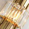 Wall Lamp Nordic Gold Creative Modern Luxury Crystal LED Lights Living Room Bedroom Restaurant Simple Interior Sconce