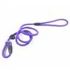 Dog Training Leash Slip Pet Dog Nylon Rope Lead Strap Adjustable Traction Collar For