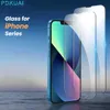 3Pcs Full Cover Tempered Glass Protector For Apple iPhone 14 13 12 11 Pro Max Mini XS XR X 8 7 Plus Film Phone Screen Protective L230619