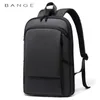 Sacs d'école BANGE Hommes D'affaires Étanche 15 6 "Sac À Dos Pour Ordinateur Portable Mode Homme Classique Voyage Moto Biker Lumière Épaule Évolutive 230724