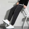 Pantaloni da uomo Pantaloni da uomo Pantaloni sportivi da uomo autunno e inverno elastico in vita 2022 Arrivi Uomo Trend Moda Casual Allentato Haren Sport Z230726