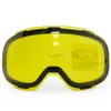 Ski Goggles COPOZZ Original GOG-2181 Lens Yellow Graced Magnetic Lens for Ski Goggles Anti-fog UV400 Spherical Ski Glasses Night Skiing Lens HKD230725