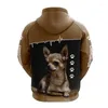 Men's Hoodies 3D Full Print Dog Art Cute Hoodie Fashion Spring And Autumn Men's Unisex Casual Pullover Personality Shirt Wear