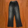 Designer Fashion Clothing Mens Pants Worn Wash Sports Casual Bell-bottoms