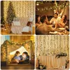 Decorative Flowers Vine Lights For Bedroom Artificial Ivy Garland Vines LED String Light Fairy Battery Powered Realistic