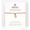 Bracelets De Charme Patte De Chien Amour Animal Carte Antique Sier Bijoux Aqua Rouge Couleurs Cordon De Cire Femmes Hommes Fille Garçon Cadeau De Nombreux Styles Drop Delive Dhobr