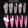 False Nails 500Pcs Glass Mosaic False Nail Tip Full Cover Square Trapezoidal Thin High Heel Toe False Nail Tip for Home DIY Nail Art Salon 230724