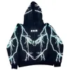 Y2k Brand Designer Fashion Clothing Men's Sweatshirts Hoodies Missing Since Thursday 3M Lightning Hoodie Reflective Pullover Sweater 6669 4085