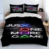 Cartoon Gamer Game Zone Controller trapunta Set di biancheria da letto piumini set di copertura per trapunta Case di copertina King Letting da letto Queen size L230704