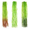 Dekorativa blommor 1 st Vine Simulation Plant Green Weeping Willow Wall Hanging Water Grass Decoration Leaf Fake Fake