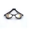 Lunettes de natation pour adultes Lunettes de natation Electroplate Anti-buée Lunettes de course professionnelles Hommes Femmes Cool Silver Plated Swimming Equip Wholesale HKD230725