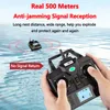 Electric/RC Boats 16GPS Remote Control Smart Return RC Sea Fishing Boat Independent 3Hopper Fixed Point Nesting 500M LCD Display RC Bait Boat Ship 230724